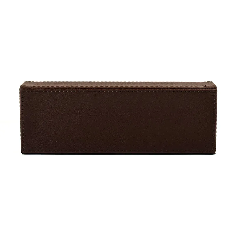 Tisca Faux Leather Cutlery Tray - Brown media 8