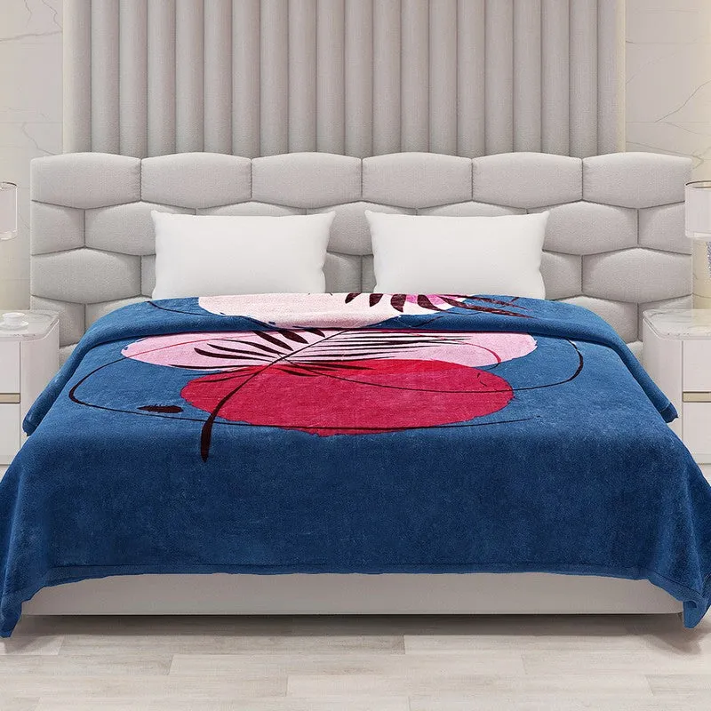 Monte Carlo Desert Oasis Blanket (Blue,Pink)- 600 GSM media 3
