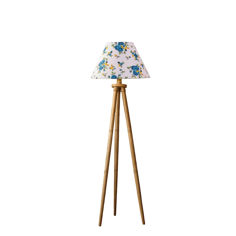 Fleura Cone Tripod Floor Lamp - Blue media 3
