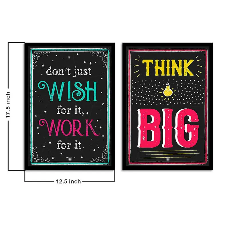 Think Big Wall Art - Set Of Two media 6