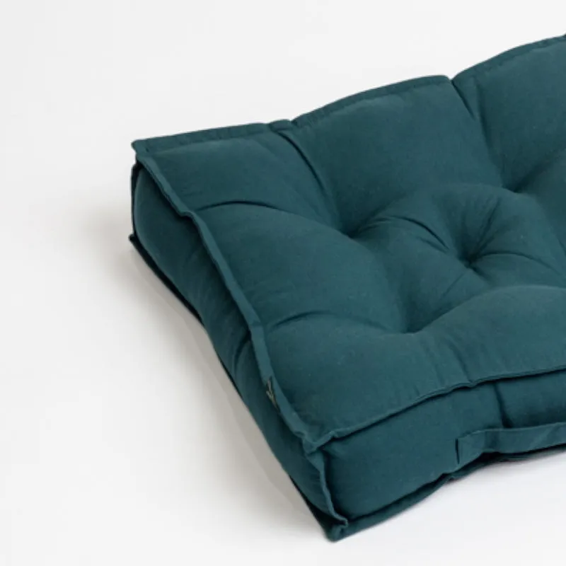 Tara Floor Cushion (Botanical Green) - Set Of Four media 3