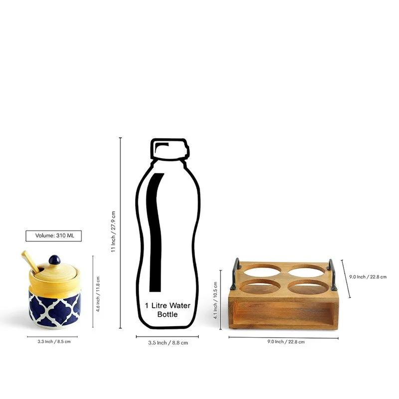 Oakspice Ceramic Jar Set - Nine Piece Set media 9