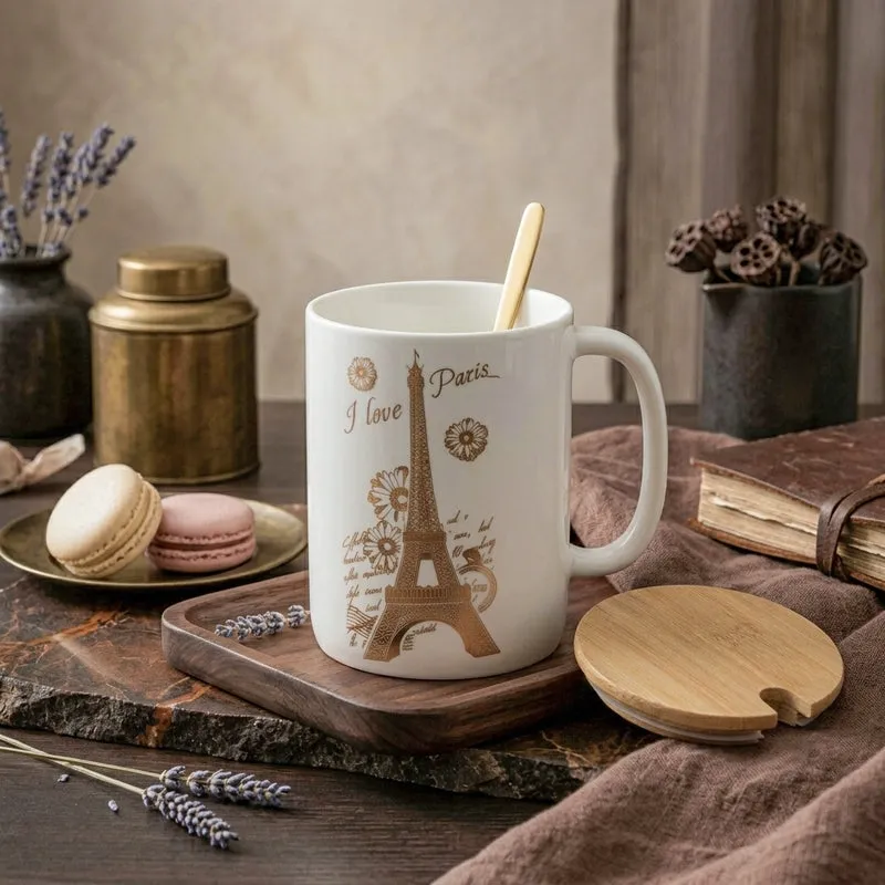 Paris Ceramic Glow Coffee Mug (350 mL) media 4