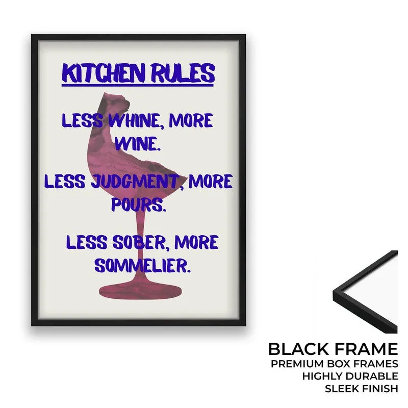Flavor Font Archival Canvas Wall Art - Black media 8