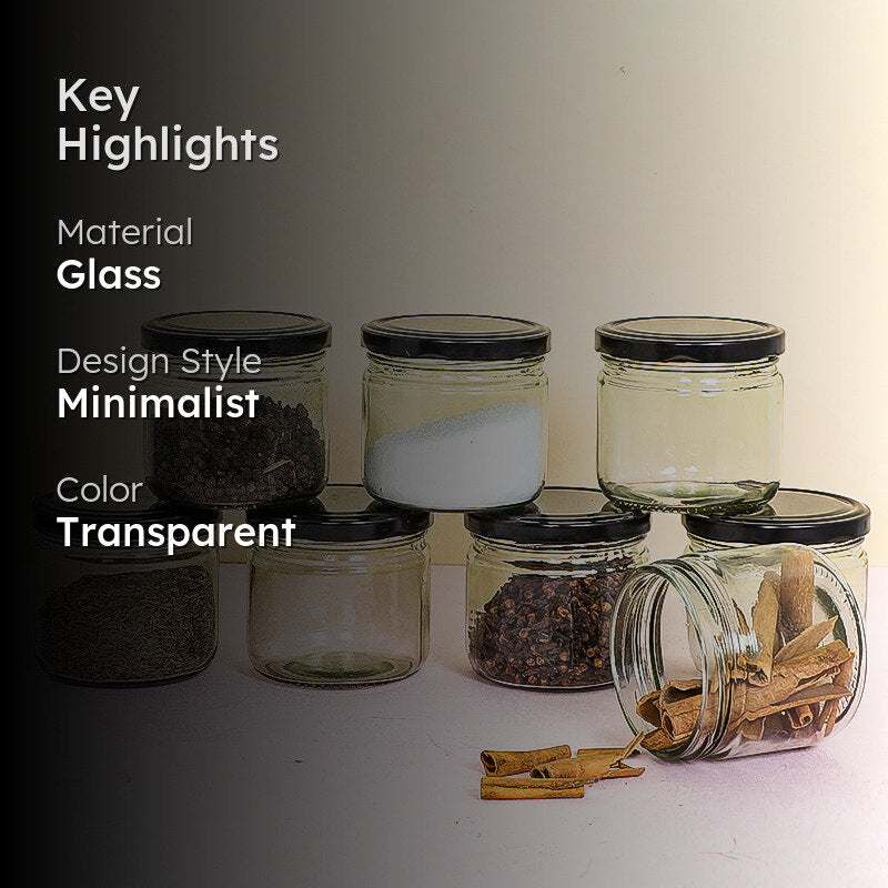 Serga Storage Jar (500 mL Each) - Set Of Eight media 2