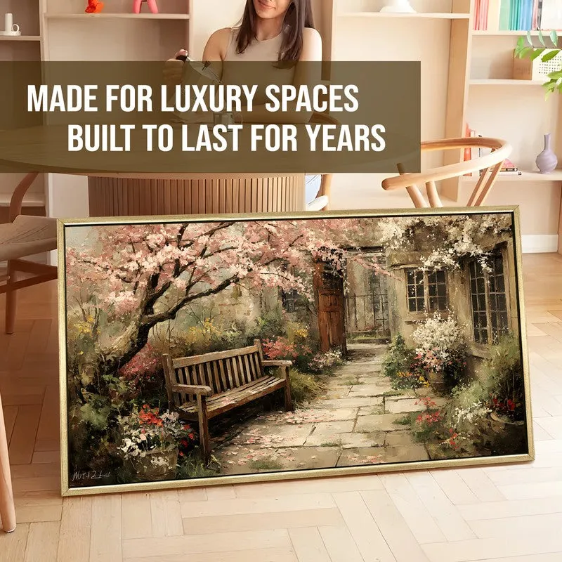 European Blossom Tree Leisure Seat Wall Art media 5