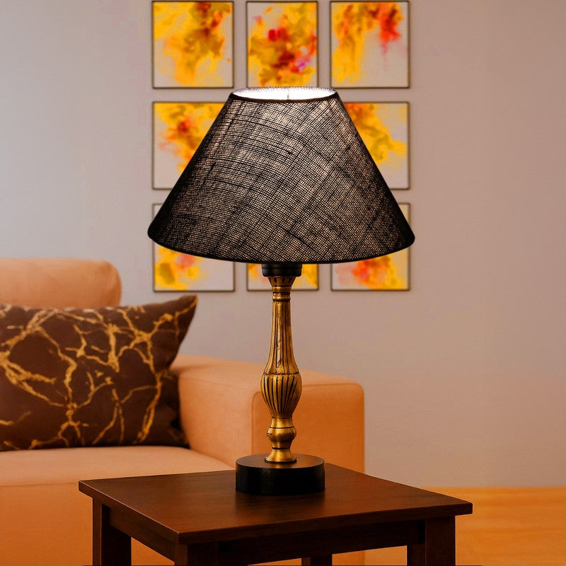 Aurelo Relo Wooden Table Lamp - Blue media 3