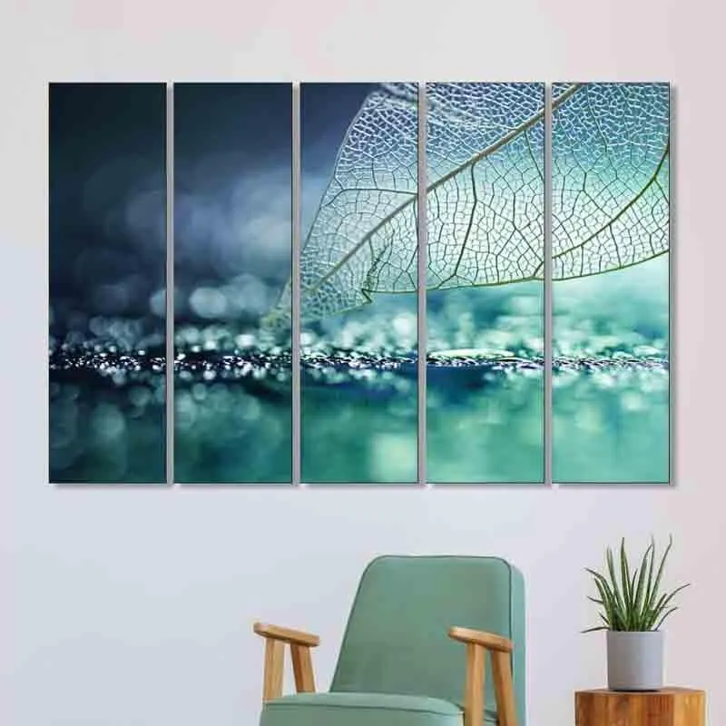 Leafiness Wall Art - Set of Five media 1