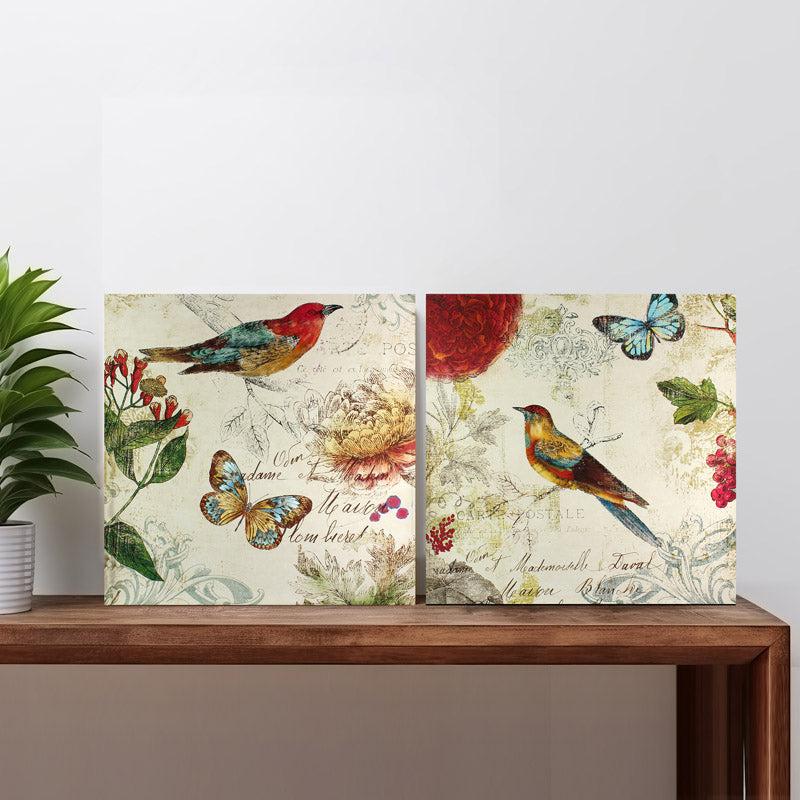 Bird Etch Wall Art