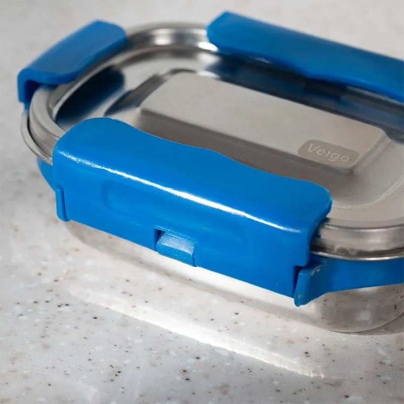 Savory Insulated Steel Lunch Box (Dark Blue) - 150 mL media 4