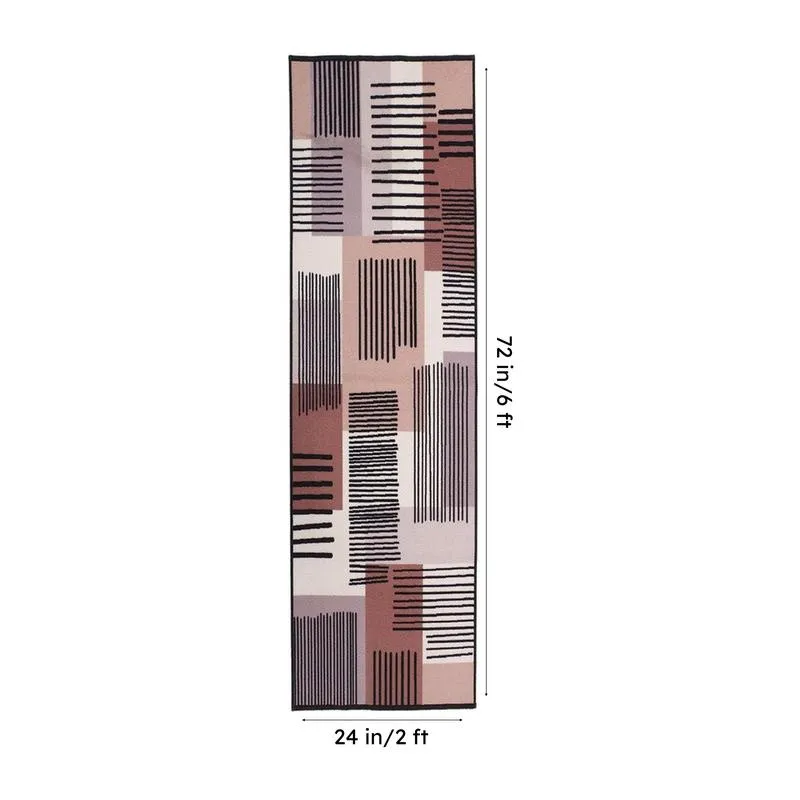 Geon Stripes Nylon Runner Rug media 8