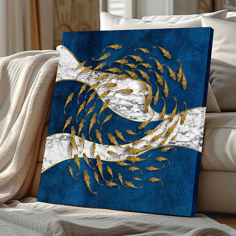 School Of Fish Canvas Wall Art media 2