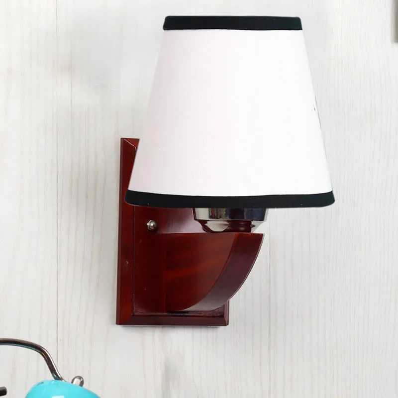 Deco Conical Wooden Wall Lamp media 3