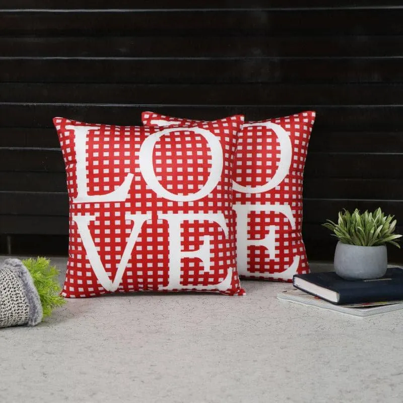 Love Is In the Air Cushion Cover - Set Of Two media 1