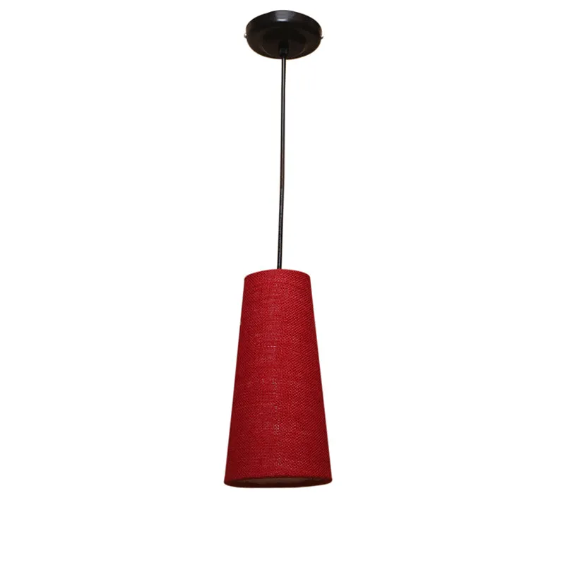 Ambient Aura Fabric Ceiling Lamp - Red media 5