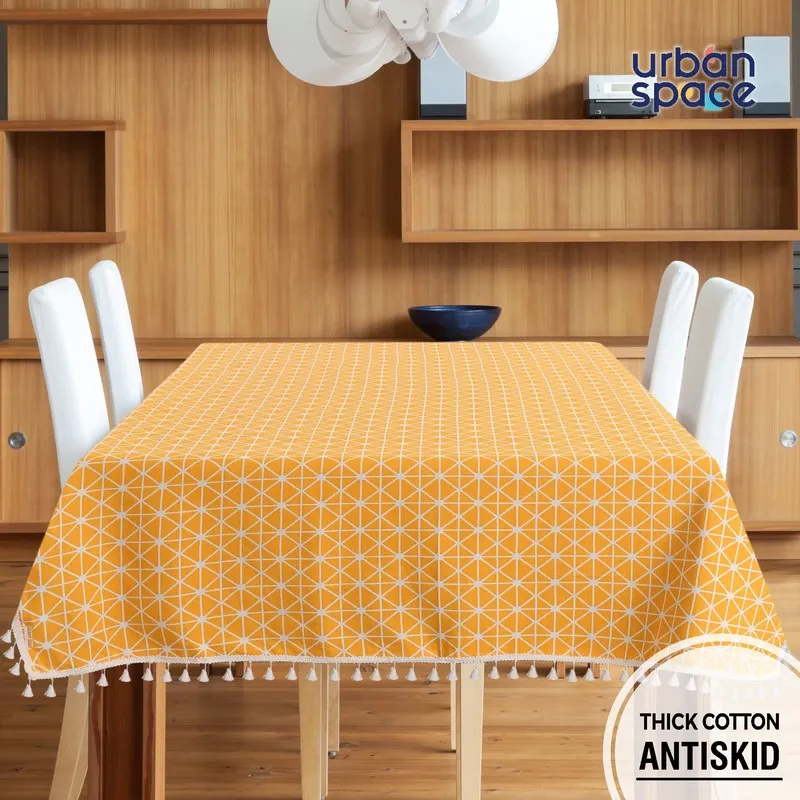 Urban Space Kanya Grid Table Cover - Yellow - 3