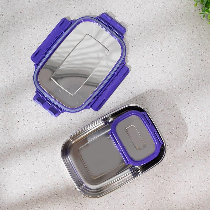 Vidora Violet Stainless Steel Lunch Box (775/150 mL) - Two Piece Set image 5