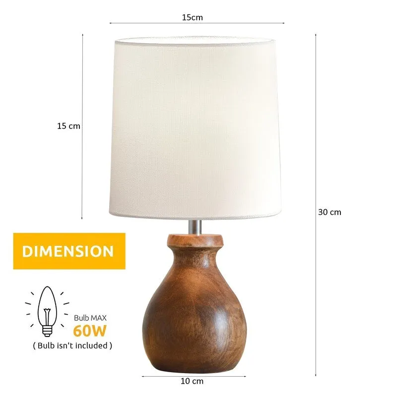 CleanEdge Wooden Table Lamp media 10