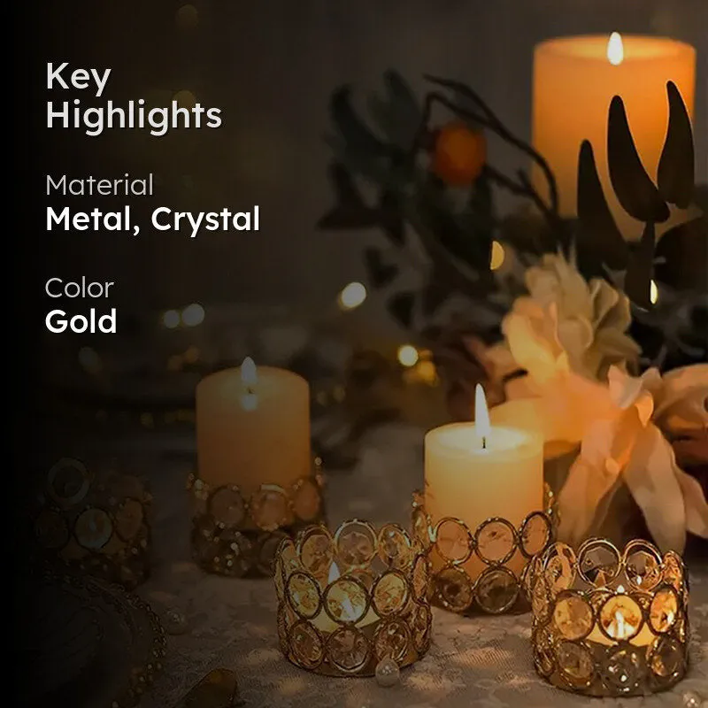 Crysta Orna Tea Light Holder - Set Of Six media 2