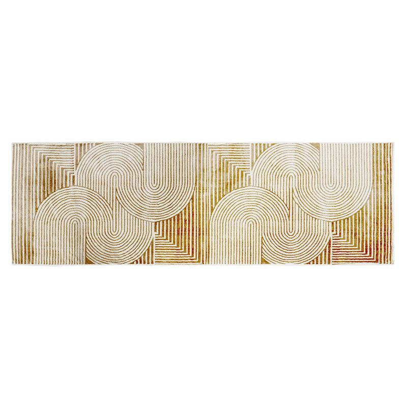 Icaria Non-Anti Skid Nylon Runner Rug - Beige media 5