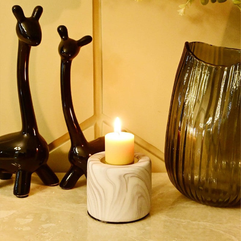 Lunora Marble Candle Holder