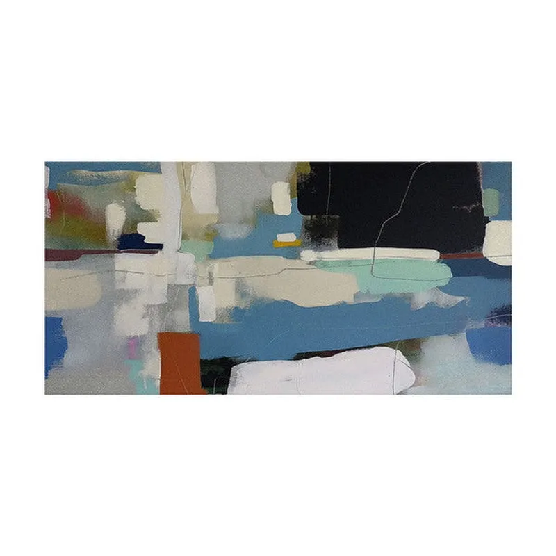 Modern Abstract Geometric Wall Painting media 4