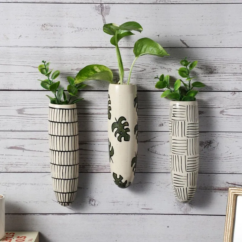 Zenvira Ceramic Planters - Set Of Three media 1