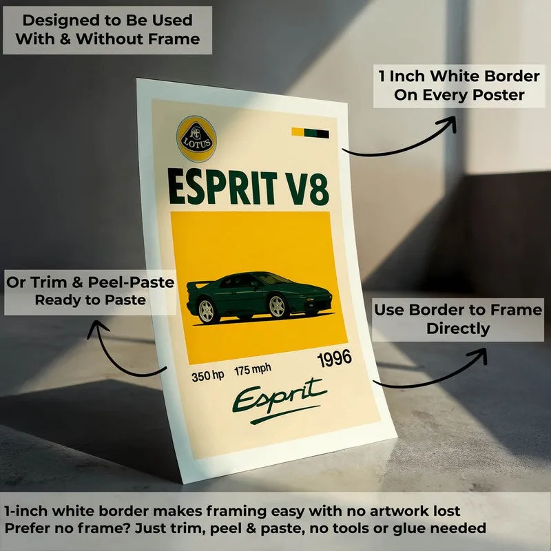 Lotus Esprit V8 Wall Poster media 8