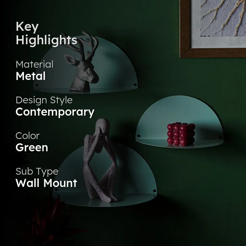 Sky Ledge Metal Wall Shelf - Set Of Three media 2