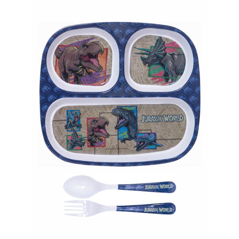 Servewell Dino Park Kids Dining Set - Five Piece Set media 3