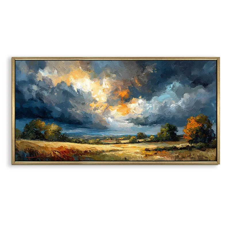Meadowland Canvas Wall Painting With Frame media 3