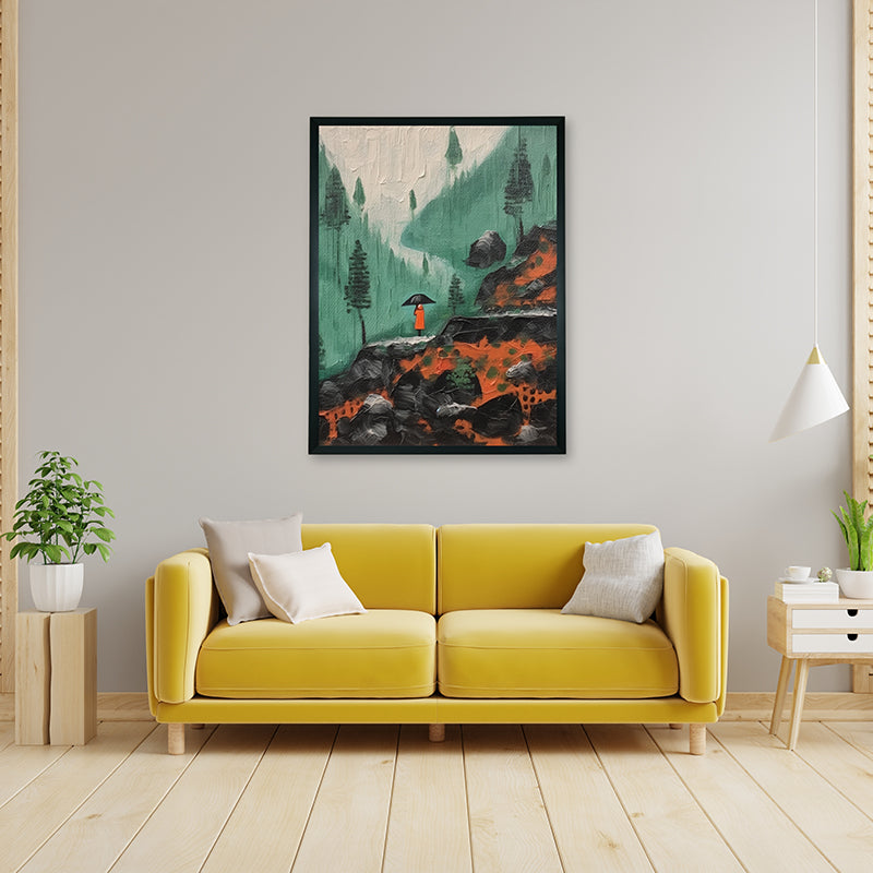 Solace Rain Canvas Wall Art media 5