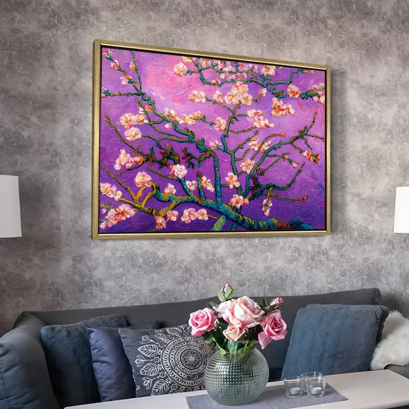 Pastel Canopy Canvas Wall Painting With Frame media 6