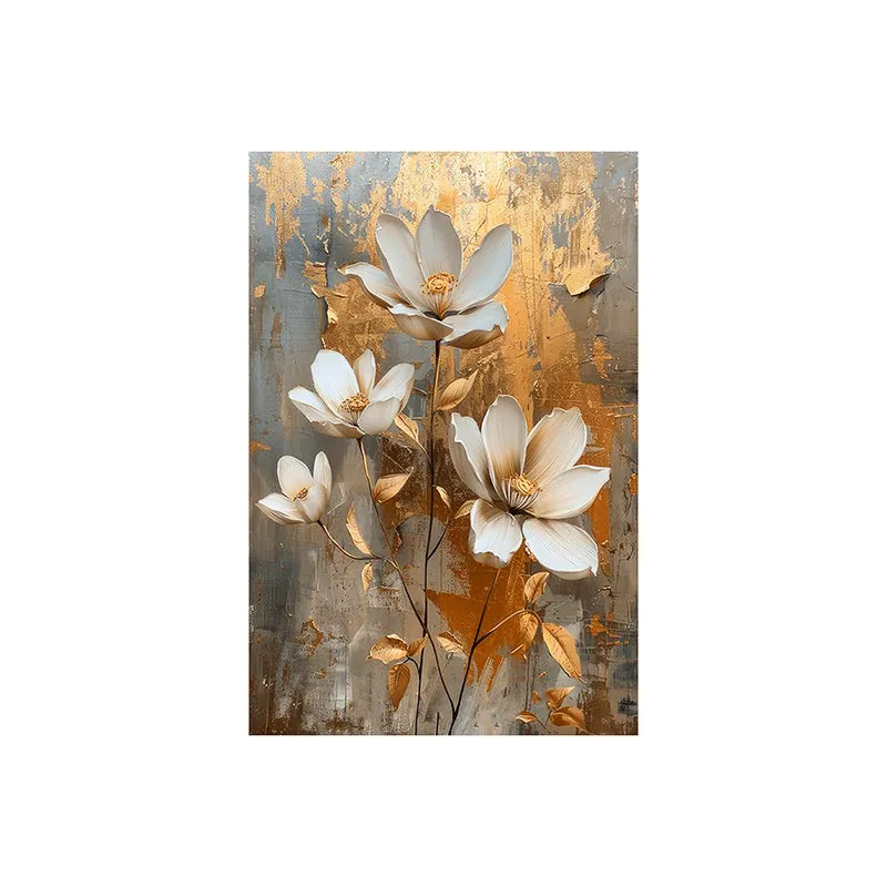 Flora Aurea Poly Canvas Wall Painting media 3