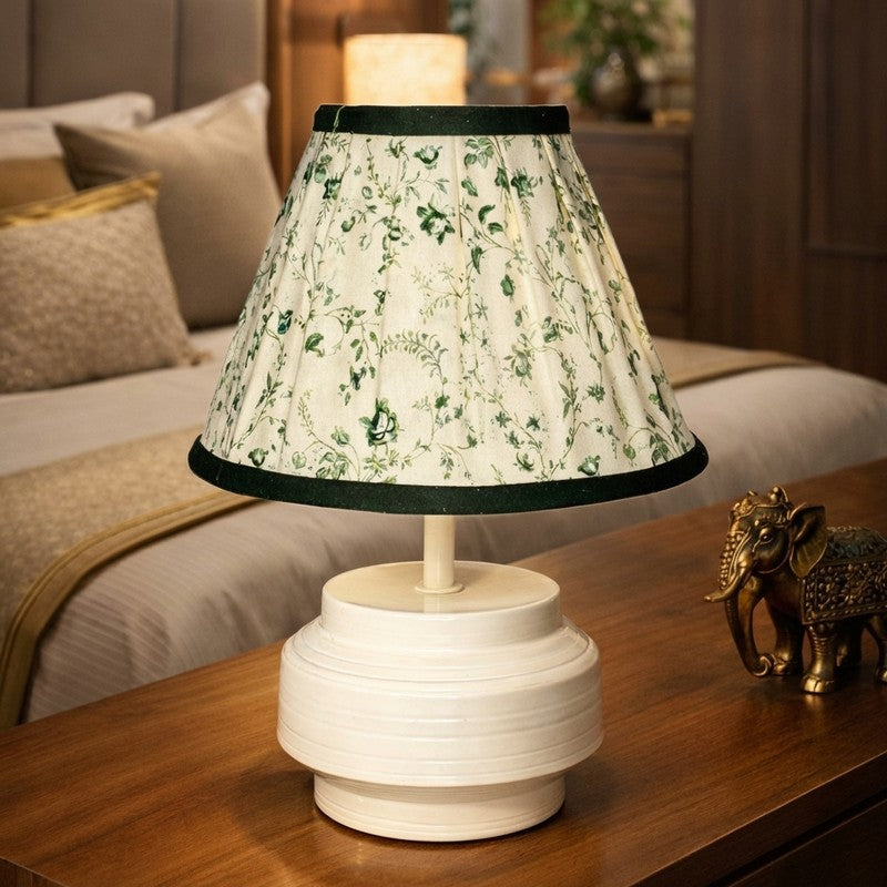 Sienna Accent Fabric Table Lamp - Green media 3