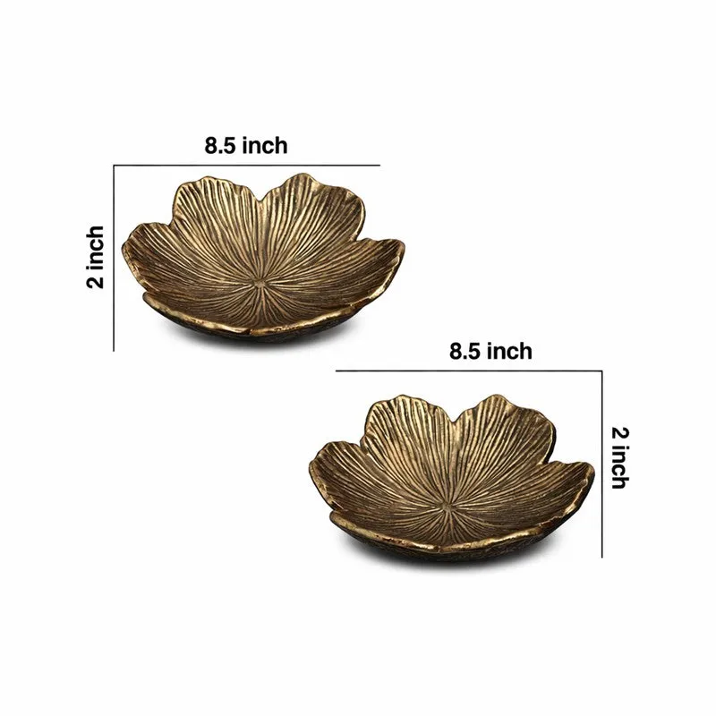 Aureflora Accent Bowl (Brown) - Set Of Two media 7