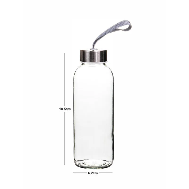 Clear Drop Glass Bottle (450 mL Each) - Set Of Three media 5