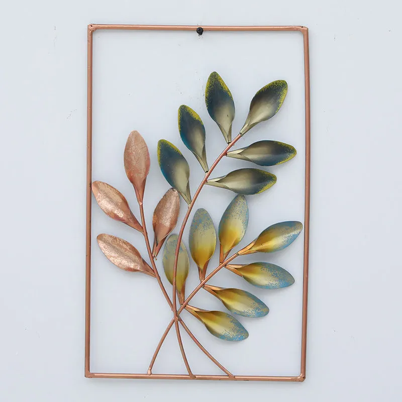 Coloured Leaves Iron Wall Accent media 3