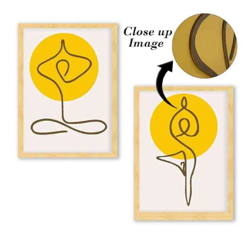 Yoga Line Wall Art - Set Of Two media 6