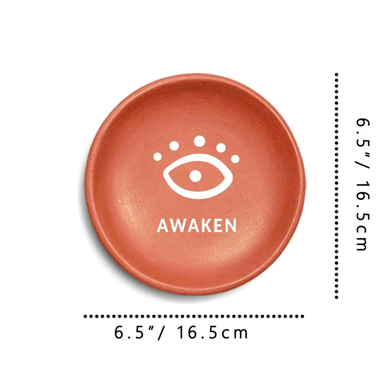 Self Affirmations Terracotta Wall Plate - Set Of Nine media 9