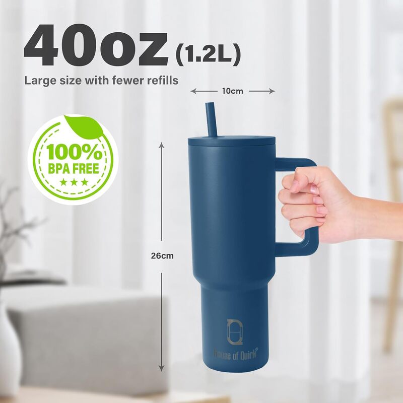 Hydra Boost Stainless Steel Tumbler (1200 ML) - Teal image 7
