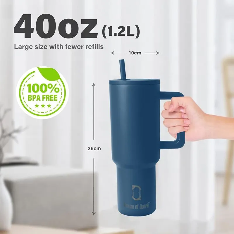 Hydra Boost Stainless Steel Tumbler (1200 ML) - Teal media 7