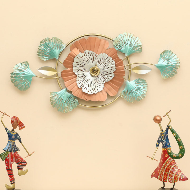 Birda Floral Metal Wall Accent