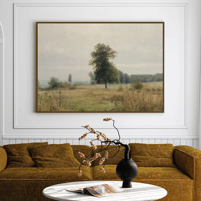 Edge Of Trees Wood Wall Art With Frame - Black media 3