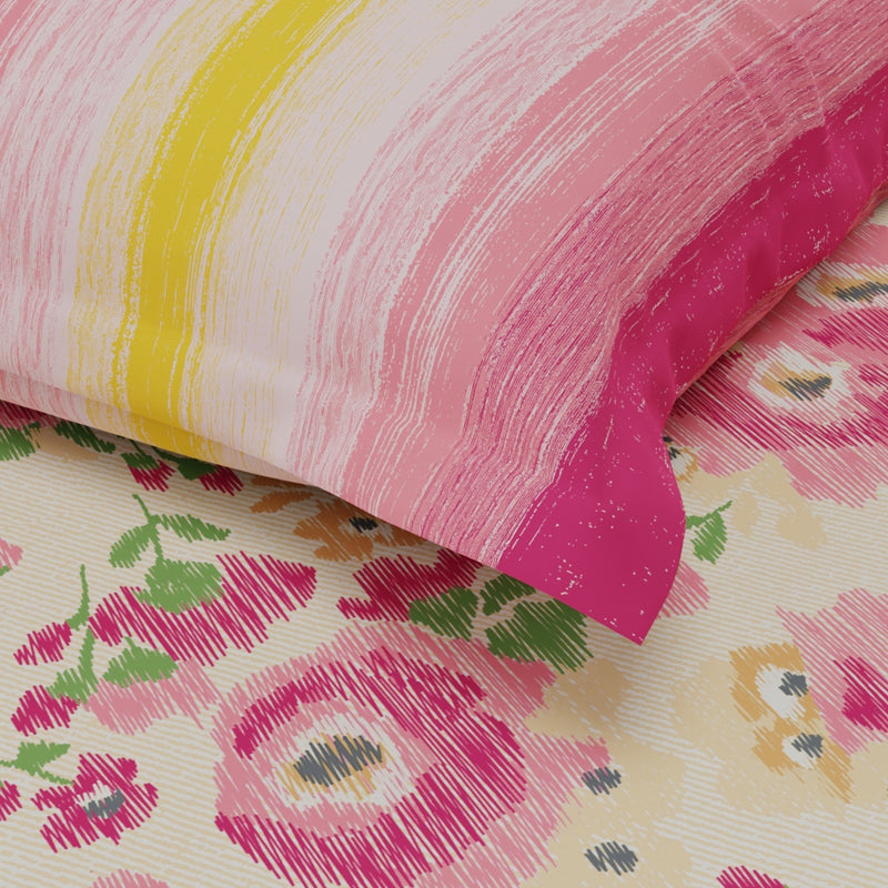 Bloom Aura Microfiber Bedsheet - 135 GSM media 6
