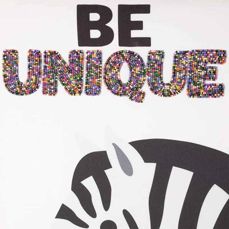 Be Unique Zebra MDF & Fabric Wall Accent media 5