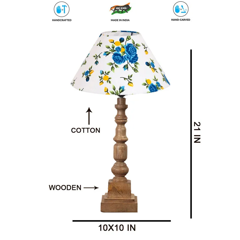 Fleur Cone Arbor Wooden Table Lamp media 7