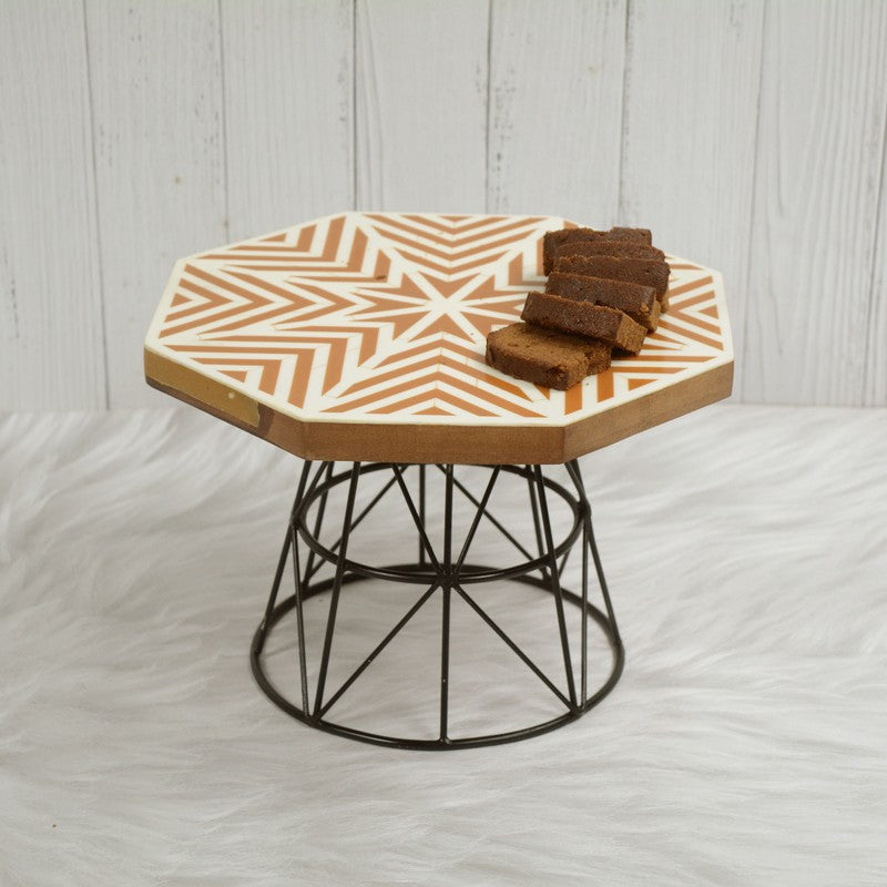 Nova Cradle Decorative Cake Stand - Black
