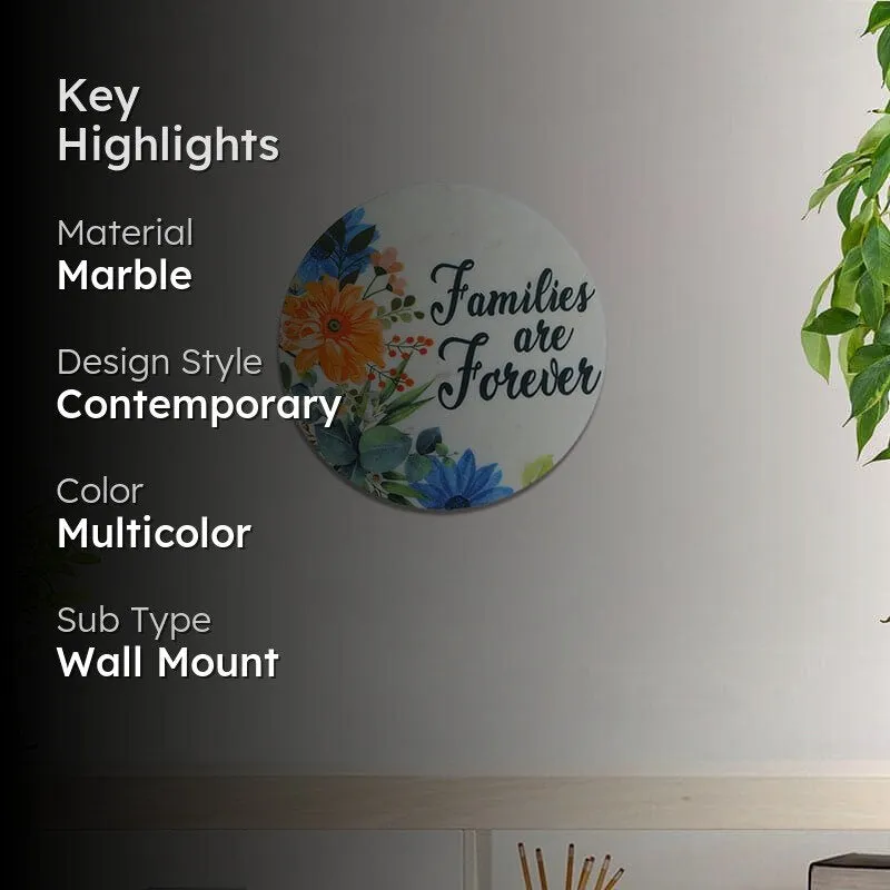 Families Are Forever Printed Marble Wall Accent media 2