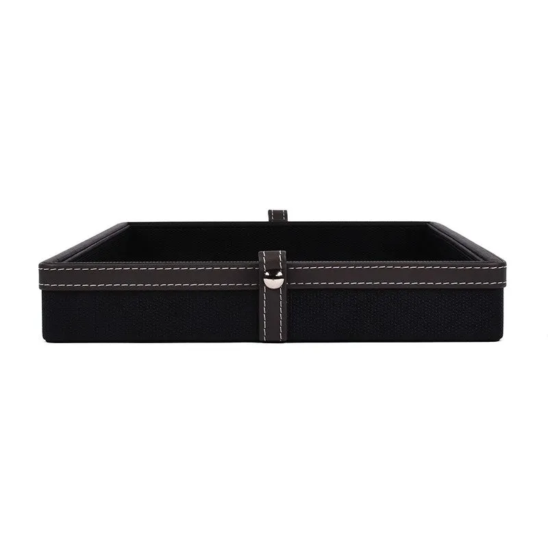 Elara Dote Serving Tray (Black) - Set Of Two media 5